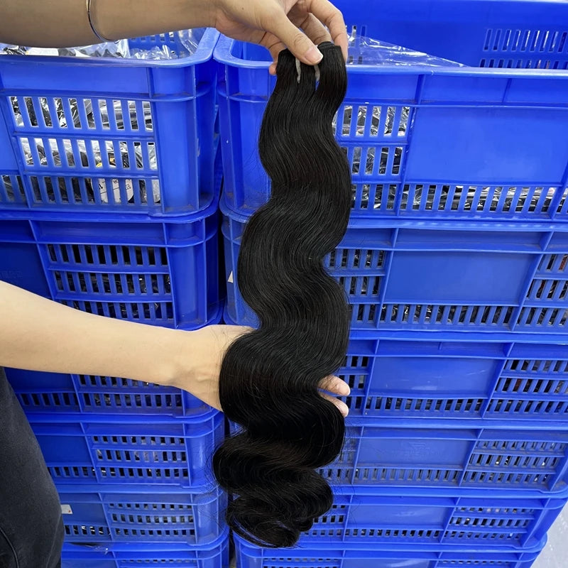 Wholesale SDD Bone Straight Raw Virgin Hair Bundles | 100% Cuticle Aligned Factory Direct Weft