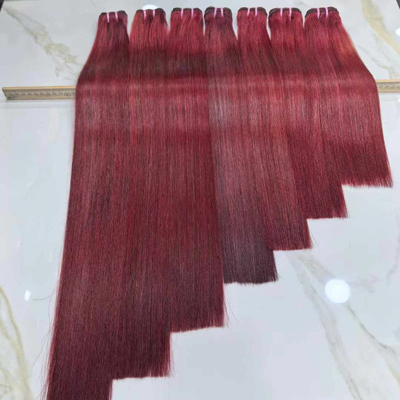 Wholesale SDD Bone Straight Raw Virgin Hair Bundles | 100% Cuticle Aligned Factory Direct Weft
