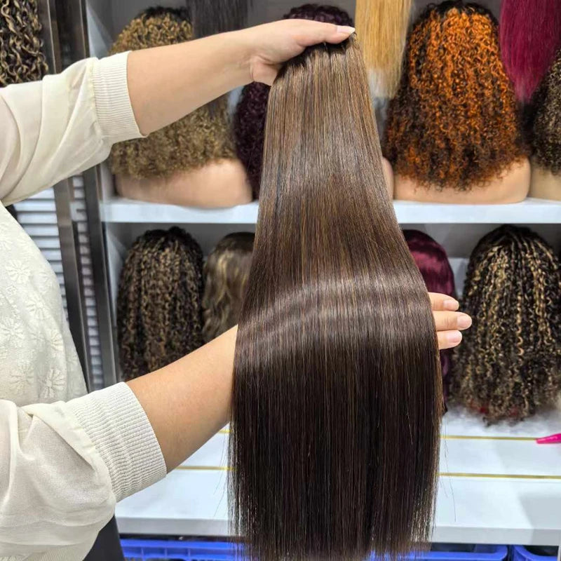 Wholesale 99J Burgundy SDD Straight Hair Bundles | 100% Raw Virgin Hair Factory Direct