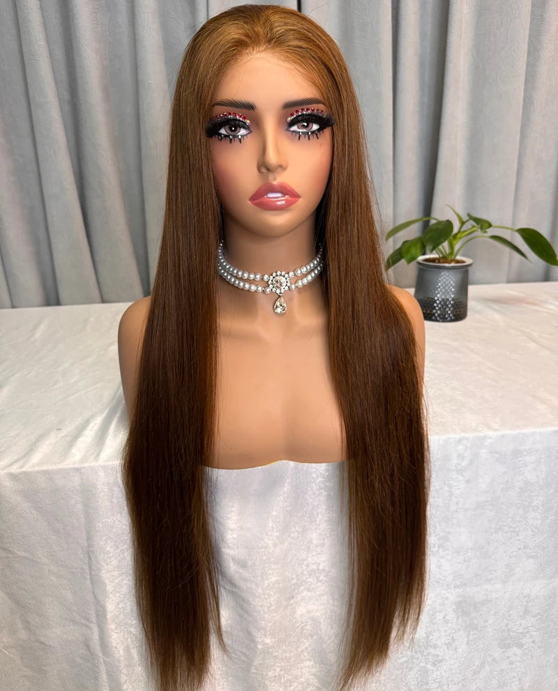 5x5 HD Lace Closure Wig Human Hair Vendors Wholesale High Quality Pre Plucked Bleach Knot Raw Brazilian Human Hair Glueless Wigs